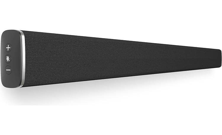 stem audio 4ft wall mic & sound bar, 15 built in mics, full range speaker/sub, poe (black)