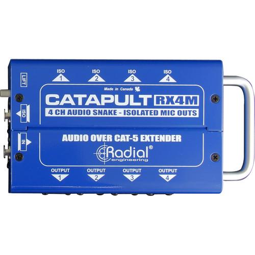 radial catapult rx4 cat 5 analog snake