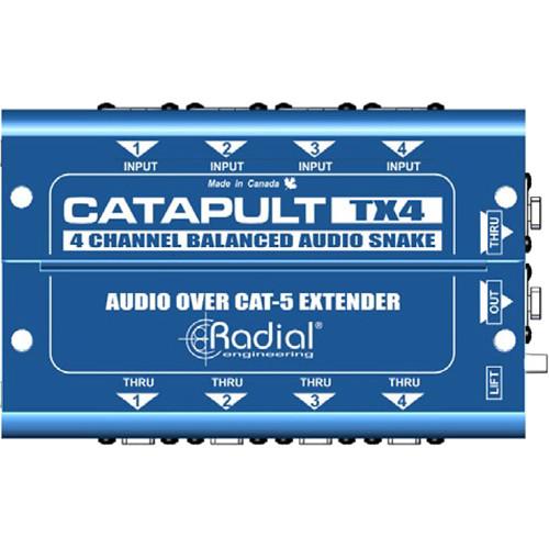 radial catapult tx4 cat 5 analog snake