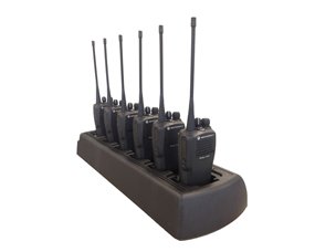 6 bay charger for motorola cp200