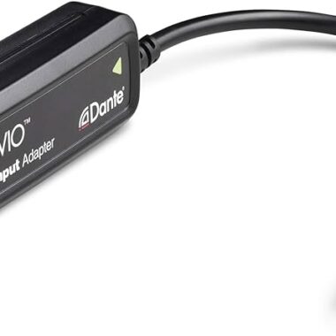audinate dante avio 1 channel xlr analog output adapter for dante audio network